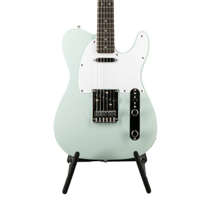 Squier FSR Sonic Telecaster Electric Guitar w/White Pickguard, Laurel FB, Surf Green