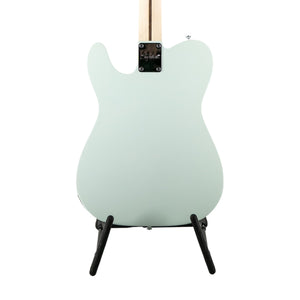 Squier FSR Sonic Telecaster Electric Guitar w/White Pickguard, Laurel FB, Surf Green