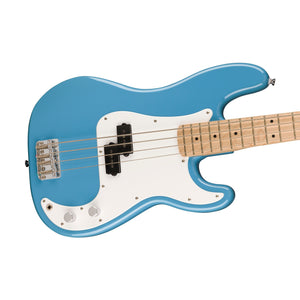 Squier Sonic Precision Bass Guitar w/White Pickguard, Maple FB, California Blue