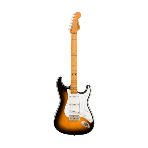 Squier Classic Vibe 50s Stratocaster Electric Guitar, Maple FB, 2-Tone Sunburst