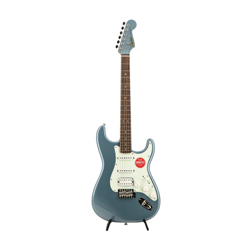 Squier FSR Classic Vibe 60s Stratocaster HSS Electric Guitar, Laurel FB, Ice Blue Metallic