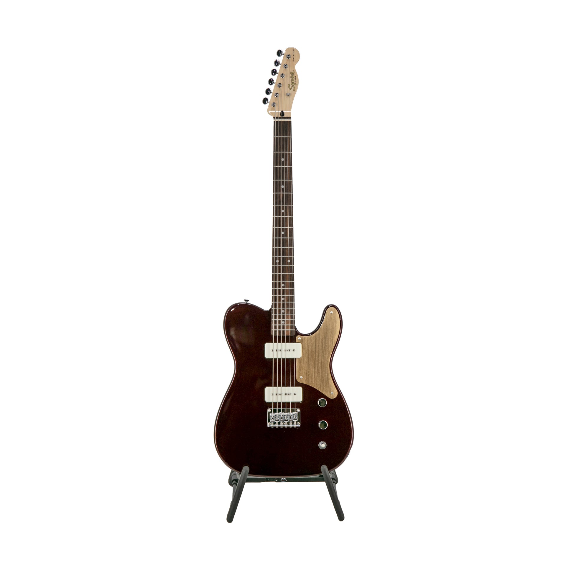 Squier FSR Paranormal Baritone Cabronita Telecaster Electric Guitar, Laurel FB, Oxblood
