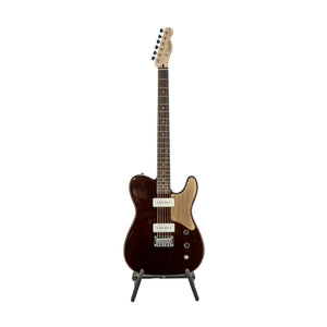 Squier FSR Paranormal Baritone Cabronita Telecaster Electric Guitar, Laurel FB, Oxblood