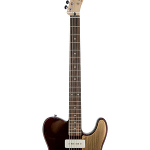 Squier FSR Paranormal Baritone Cabronita Telecaster Electric Guitar, Laurel FB, Oxblood