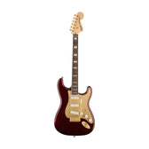 Squier 40th Anniversary Gold Edition Stratocaster Electric Guitar, Ruby Red Metallic (B-Stock)