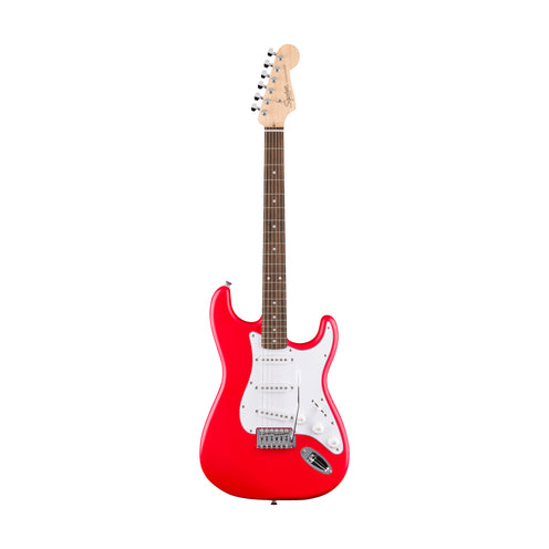 Squier Debut Series Stratocaster Electric Guitar, Laurel FB, Torino Red