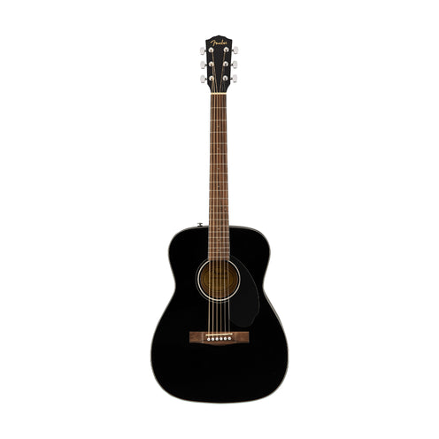 Fender CC-60S Concert Acoustic Guitar Pack V2, Walnut FB, Black