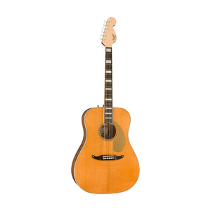 Fender King Vintage Acoustic Guitar w/Case, Aged Natural