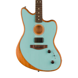 Fender Acoustasonic Player Jazzmaster Electric Guitar, Ice Blue