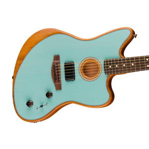 Fender Acoustasonic Player Jazzmaster Electric Guitar, Ice Blue