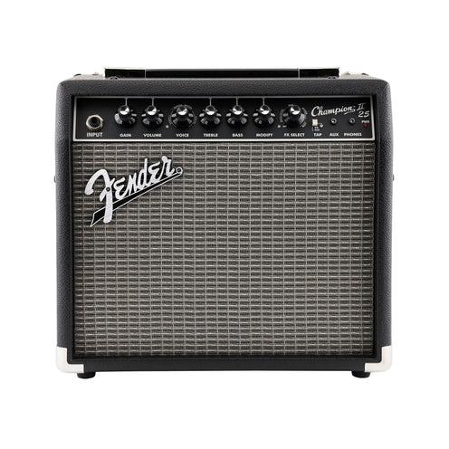 Fender Champion II 25 Guitar Combo Amplifier, 230V UK