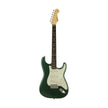 Fender Japan Traditional II 60s Stratocaster Electric Guitar, RW FB, Aged Sherwood Green Metallic