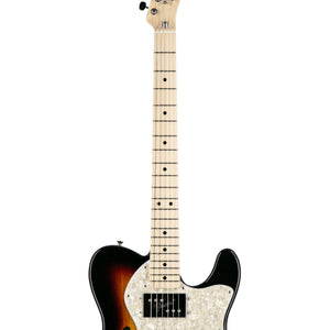 Fender FSR Collection Traditional 70s Telecaster Thinline Electric Guitar, Maple FB, 3-Tone Sunburst