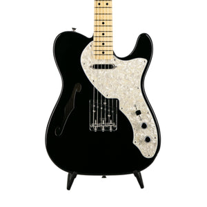 Fender FSR Collection Traditional 60s Telecaster Thinline Electric Guitar, Maple FB, Black