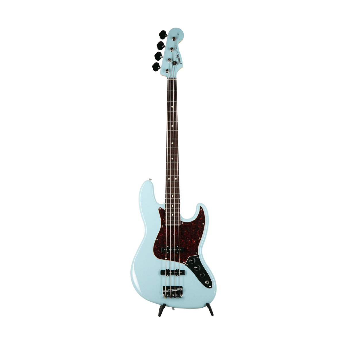 Fender Fr Rhs Fender FSR Collection Hybrid II Jazz Bass Guitar, RW FB, Daphne Blue ...