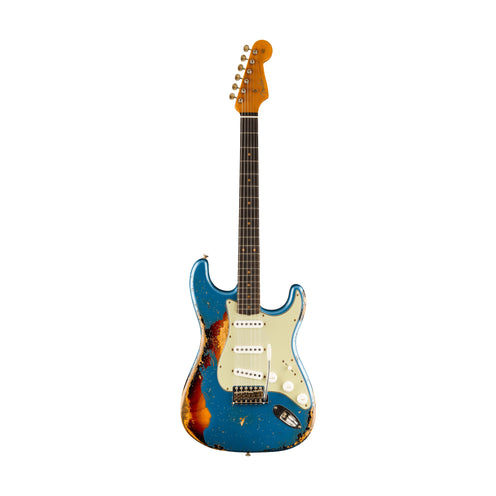 Fender Custom Shop 1961 Stratocaster Super Heavy Relic, Aged Lake Placid Blue over 3-Tone Sunburst