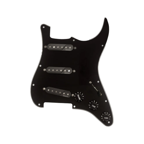 Fishman Fluence Signature Series Greg Koch Gristle-Tone Stratocaster Loaded Pickguard, Black