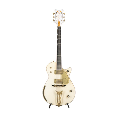 Gretsch Custom Shop G6134-58 White Penguin Heavy Relic, Ebony FB, Vintage White