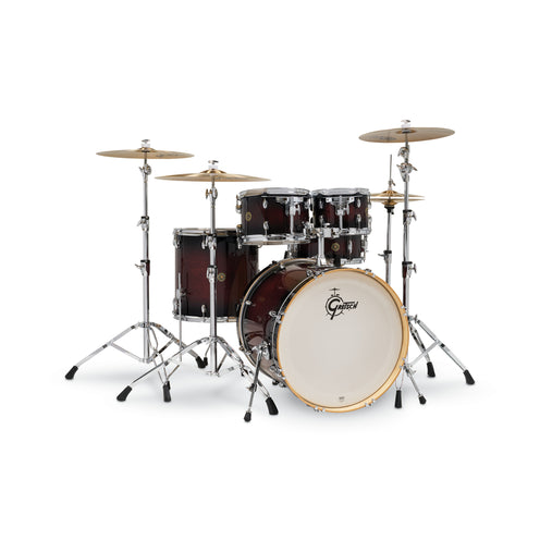 Gretsch CM2-E625-DCB Catalina Maple 5pcs Drum Shell Kit (22in Bass Drum),Deep Cherry Burst