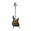 GrassRoots G-AMAZE-GCB5-NDBLS Electric Bass Guitar, Natural Dark Black Sunburst