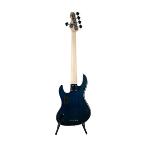 GrassRoots G-AMAZE-GCB5-NDBLS Electric Bass Guitar, Natural Dark Black Sunburst