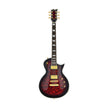 GrassRoots G-ECLIPSE-CTM-GCB-STBCSB Electric Guitar, See Thru Black Sunburst w/White Pearl Black