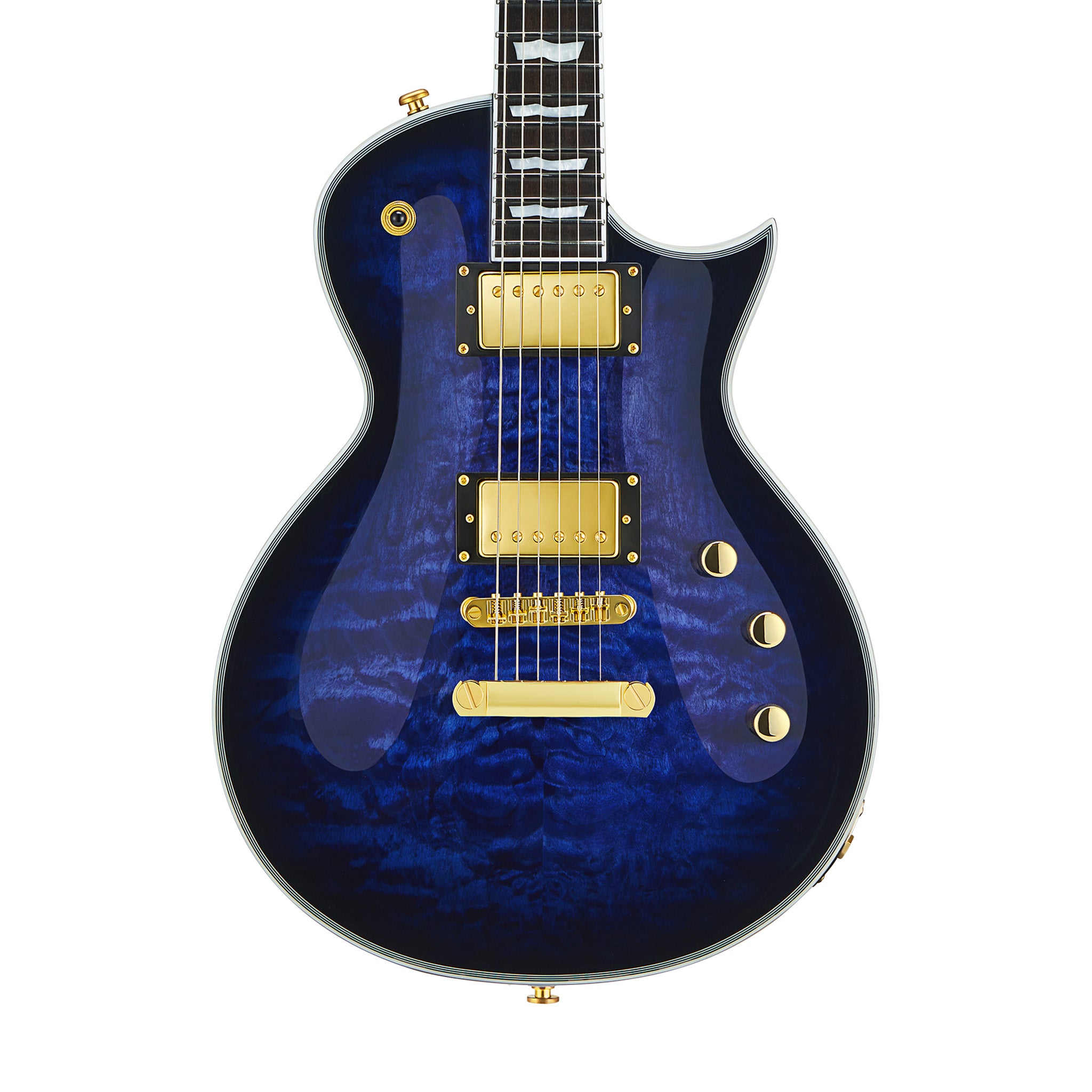 GrassRoots G-ECLIPSE-CTM/QM Electric Guitar, Ebony FB