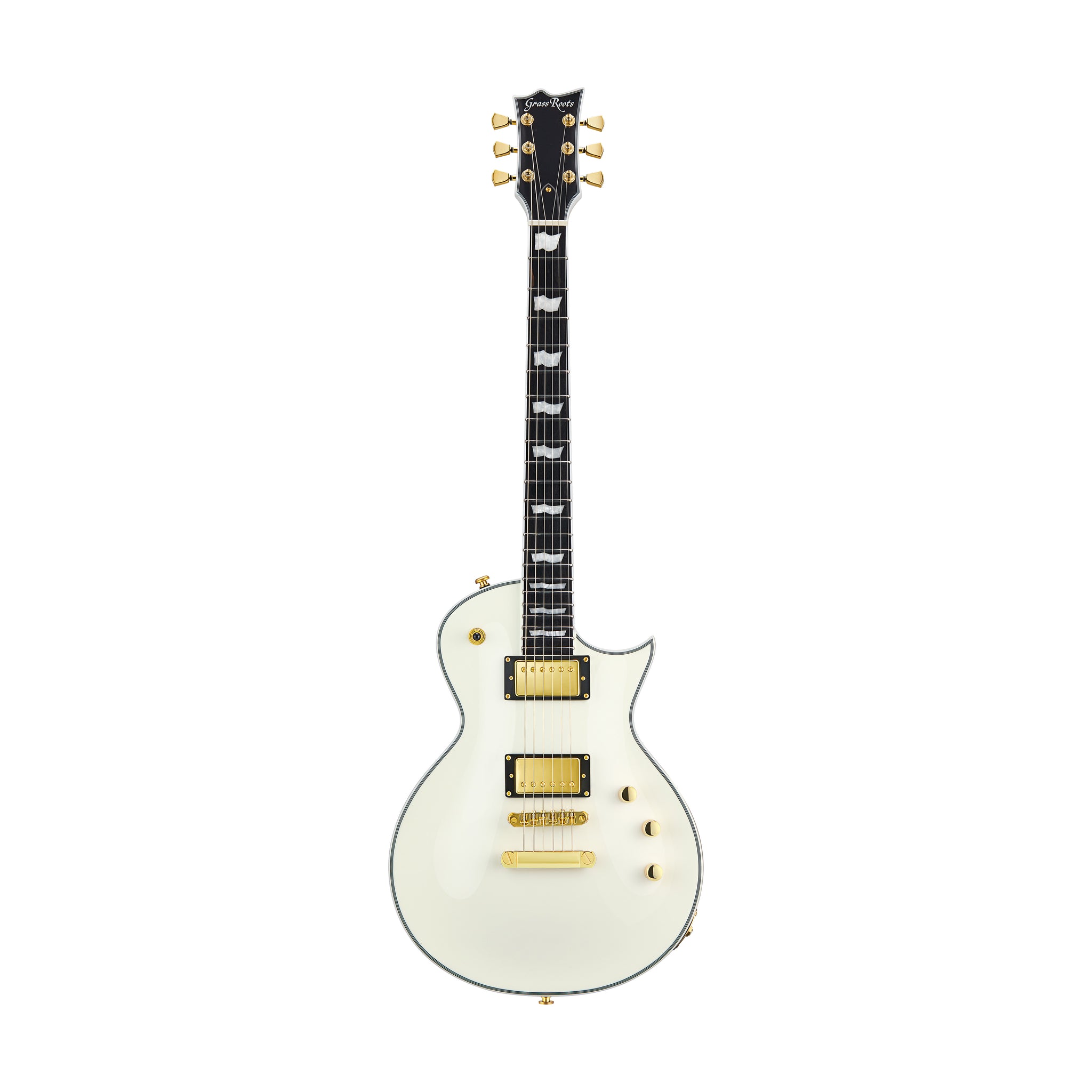 GrassRoots G-ECLIPSE-SW Electric Guitar, Pau Ferro FB, Snow White