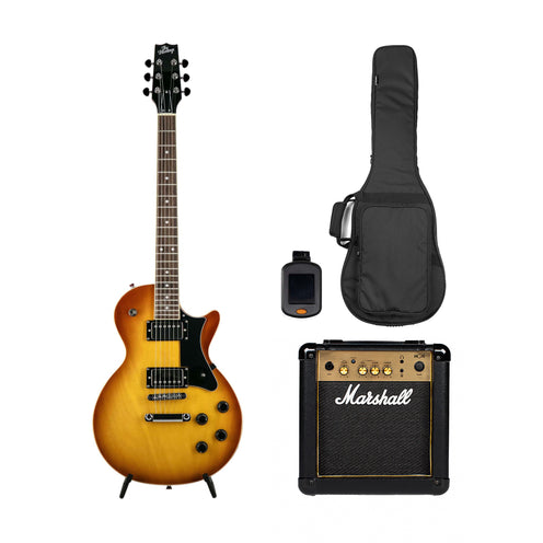 Heritage Ascent Collection H-150 Electric Guitar w/ Marshall MG10G Bundle, Lemon Burst