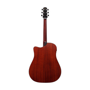 Ibanez Advanced Acoustic AAD400CE-LGS Acoustic Guitar w/Case, Natural Low Gloss