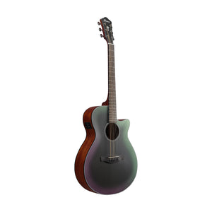 Ibanez AEG50-BAM Acoustic Guitar, Black Aurora Burst Matte