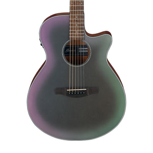 Ibanez AEG50-BAM Acoustic Guitar, Black Aurora Burst Matte