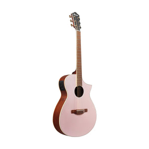 Ibanez AEWC12-RGF Acoustic-Electric Guitar, Rose Gold Metallic Flat