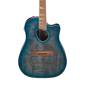 Ibanez Altstar ALT30FM-BDB Acoustic-Electric Guitar, Blue Doom Burst High Gloss