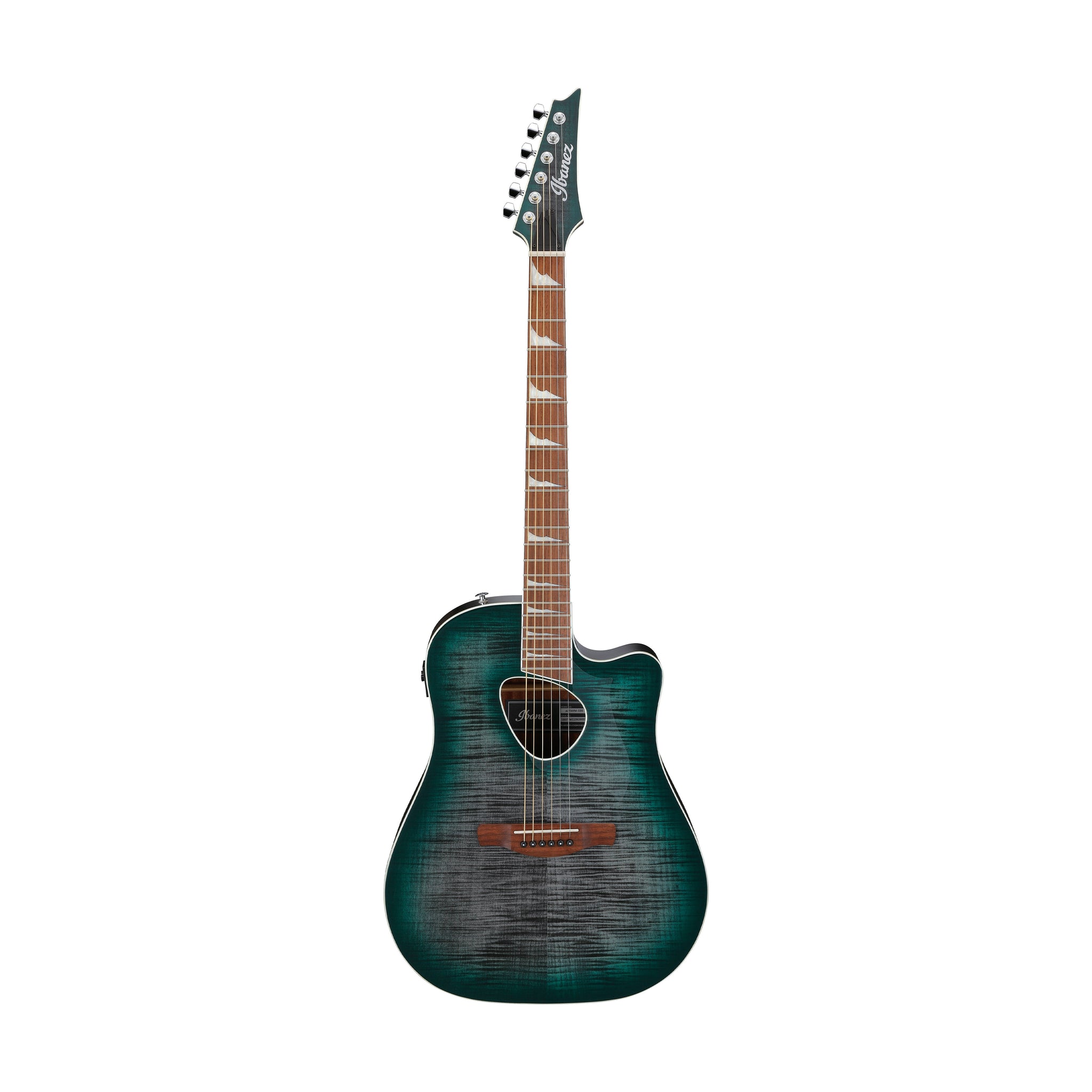 Ibanez Altstar ALT30FM-EDB Acoustic-Electric Guitar, Emerald Doom Burst High Gloss