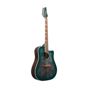 Ibanez Altstar ALT30FM-EDB Acoustic-Electric Guitar, Emerald Doom Burst High Gloss