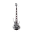 Ibanez BTB25TH6-SLM 6-String Electric Bass Guitar, Silver Blizzard Matte