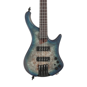 Ibanez Bass Workshop EHB1500-CTF Electric Bass Guitar w/Gig Bag, Cosmic Blue Starburst Flat