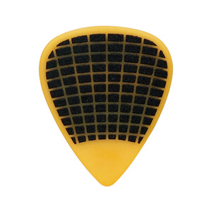 Ibanez PPA14HSG-YE 1.0mm Grip Wizard Series Sand Grip, Yellow, 6pcs