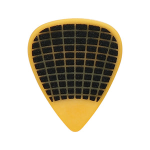 Ibanez PPA14MSG-YE 0.8mm Grip Wizard Series Sand Grip, Yellow, 6 pcs