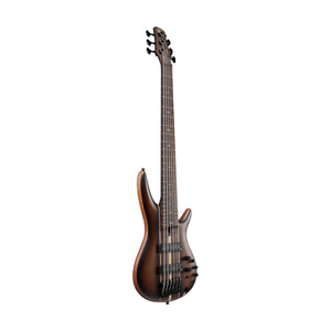 Ibanez Premium SR1356B-DUF 6-string Electric Bass Guitar w/Bag, Dual Mocha Burst Flat