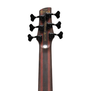 Ibanez Premium SR1356B-DUF 6-string Electric Bass Guitar w/Bag, Dual Mocha Burst Flat