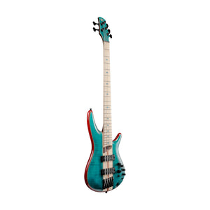 Ibanez SR1426B-CGL 6-String Electric Bass Guitar w/Gig Bag, Caribbean Green Low Gloss