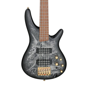 Ibanez SR305EDX-BZM 5-String Bass Guitar, Black Ice Frozen Matte