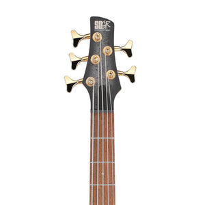 Ibanez SR305EDX-BZM 5-String Bass Guitar, Black Ice Frozen Matte