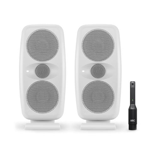 IK Multimedia iLoud MTM MKII Powered Studio Monitor Pair, White