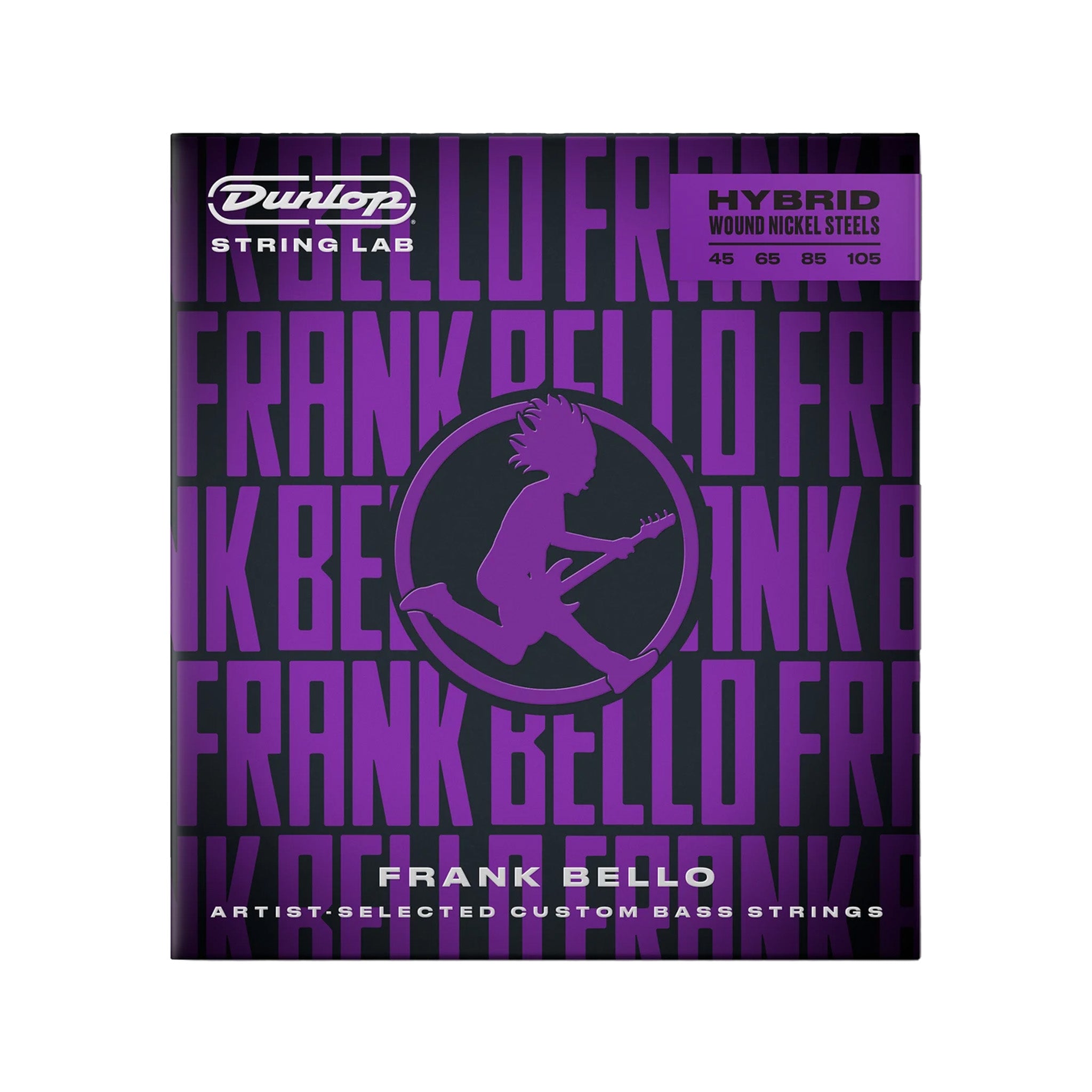 Jim Dunlop FBHYN45105 Frank Bello Signature Bass Strings, 45-105, 4-Se ...