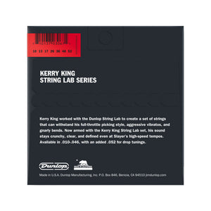 Jim Dunlop KKN1052 Kerry King Nickel-Plated Steel Guitar Strings, 10-52