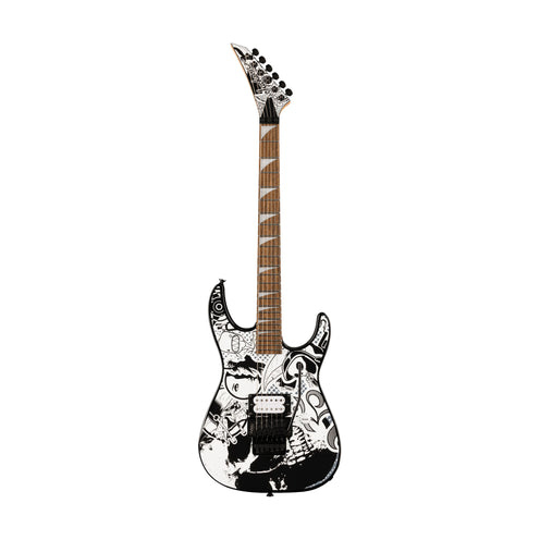 Jackson X Series Dinky DK1 H Electric Guitar, Laurel FB, Scull Kaos