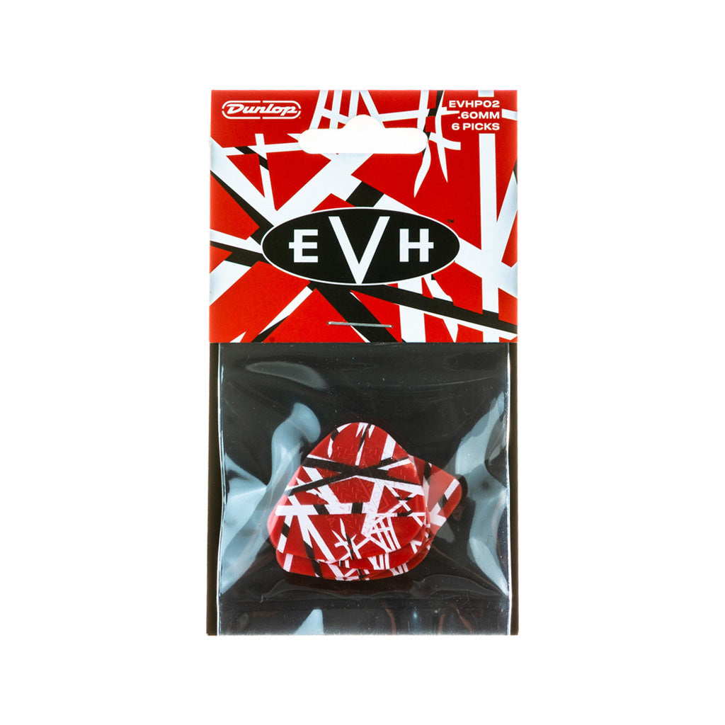 Jim Dunlop EVH102P.60 EVH Frankenstein 0.60MM Guitar Pick, 6-Pack